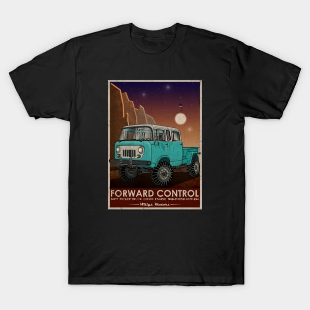 Jeep Forward Control FC-M677 Moonlight T-Shirt by Guyvit